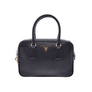 Prada handbag black Saffiano strap